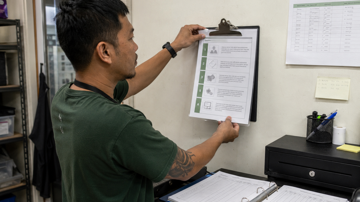 §6050I Cash Compliance and Form 8300 example working paper